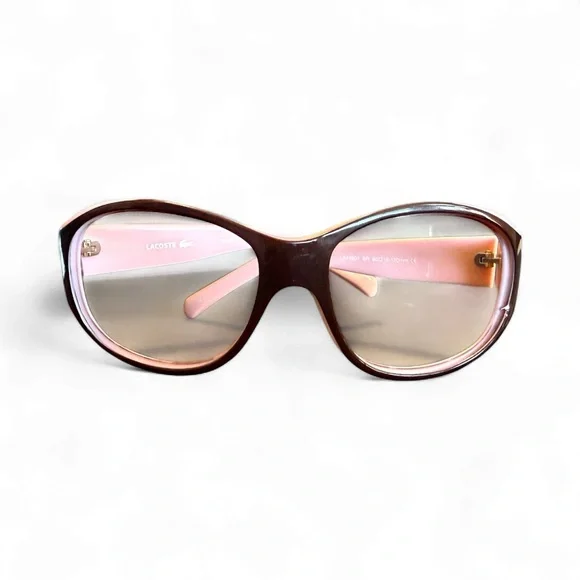 Lacoste Women\'s Brown and Pink Sunglasses Lacoste Brown Pink Gradient Square Ladies Sunglasses L971S  main image 3